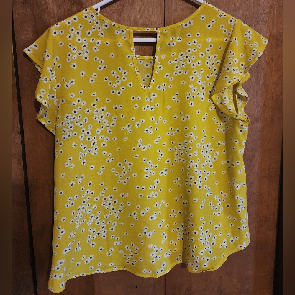 Yellow blouse from Stitch Fix